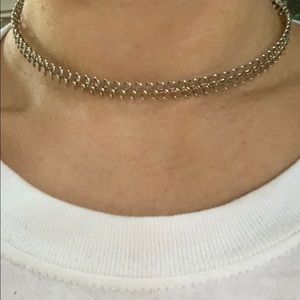 Forever 21 adjustable silver choker